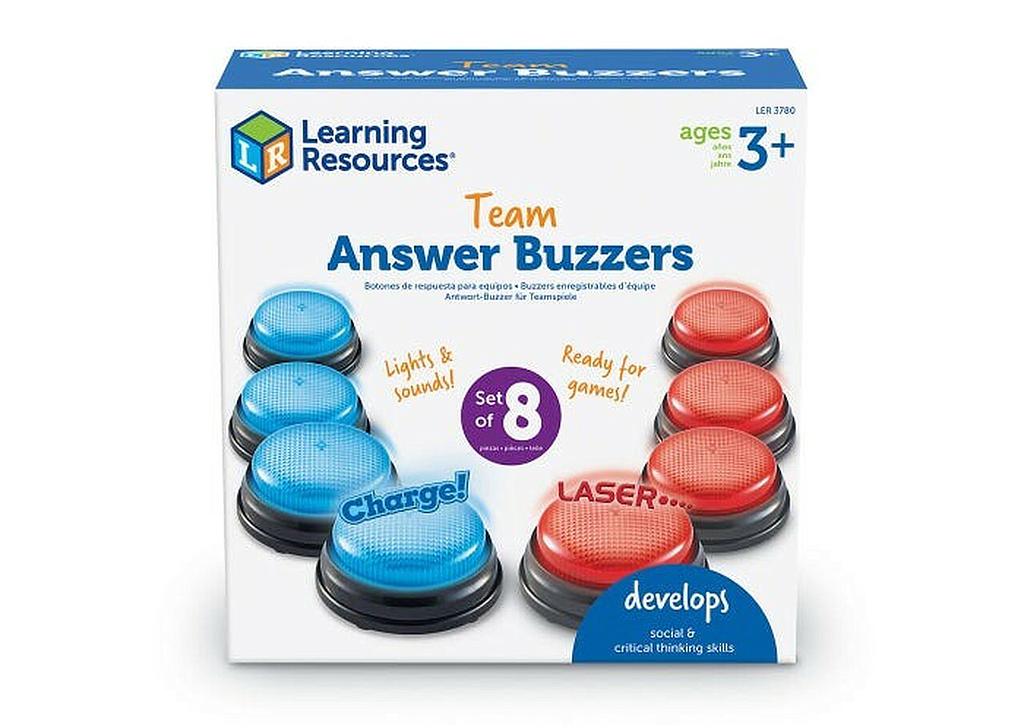 Team Buzzers (set of 8) - Great for Games, Competitions and Quizzes
