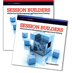 Session Builders Series 100: 60 Exercises for Management-Supervisory Training, 2 Volume Set - Binder