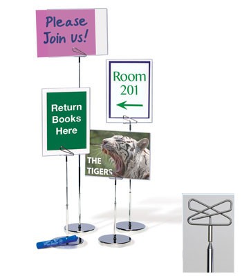 Telescoping Table Sign Stand 