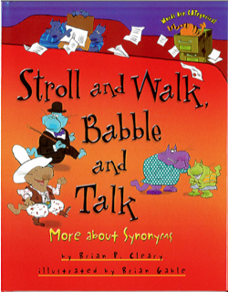 Stroll and Walk, Babble and Talk: More About Synonyms - Words are Categorical